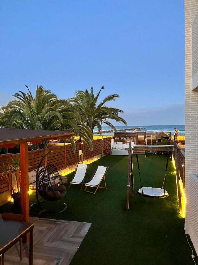 Casa En Primera Linea De Playa Puçol Eksteriør billede